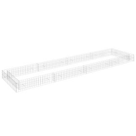 Gabion Raised Bed – Galvanized Steel 157.5" x 39.4" x 7.9"