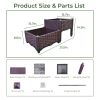 2-Piece Wicker-Style Plastic Raised Garden Beds – Indoor/Outdoor