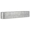 Large Oval Garden Raised Bed – Silver Powder‑Coated Steel