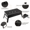 Foldable Portable Charcoal Grill – Lightweight Stainless Steel BBQ for Camping & Picnics