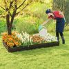Large Outdoor Metal Planter Box – 240 x 120 x 30 cm