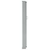 Side Awning – Black Screen with Grey Stand – Polyester & Powder-Coated Iron