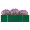 Large Green Galvanized Steel Raised Garden Bed – Sturdy