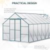 16 x 8 ft Aluminum Frame Greenhouse