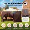 Pop‑Up Screen Gazebo Tent, 6‑Sided Sun Shelter with Removable Privacy Panels & Mesh Windows – 11.5 x 11.5 ft