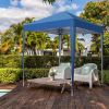 Waterproof Right-Angle Folding Tent – Blue – 2 x 2 m