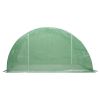 Large Greenhouse with Green PE Mesh Fabric & Galvanized Steel – 172.2 sq. ft.