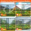 Portable Mini Greenhouse with Roll‑Up Zipper Doors & Waterproof UV‑Resistant PVC Cover