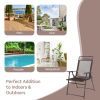 Patio Folding Sling Chairs – Set of 4