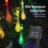 21 ft Solar Water Drop String Lights – 30 LEDs
