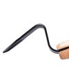 Manual Root Lifter Lawn Weeder with Wood Handle