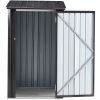 Outdoor Storage Shed – 3 x 3 FT Metal Steel Garden Tool Shed with Lockable Door