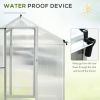 10 x 6 ft Walk‑In Polycarbonate Greenhouse for Winter