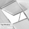 Walk‑In Polycarbonate Hobby Greenhouse with Roof Vent & Rain Gutter – 8 x 6 ft