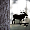 Whimsical Iron Elk Sculpture – CIFbuy Garden & Patio Décor