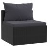 Black Garden Sofa