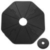 4‑Piece Fillable Umbrella Base Set for Patio & Poolside