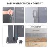 Retractable Side Screen Awning – UV-Resistant Waterproof Patio Privacy Screen – Dark Gray