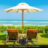 40 lb Round Outdoor Umbrella Base – 21.5 in