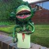Horror Piranha Flower Garden Statue – Cannibal Plant Resin Figurine