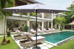 Rectangular Solar Lighted Patio Umbrella with Tilt – 10 x 6.5 ft