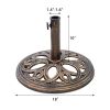 23 lb Round Umbrella Base Stand – 17 3/4 in