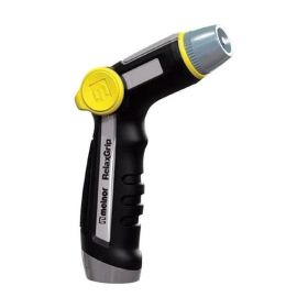 Melnor R550 RelaxGrip Adjustable Metal Hose Nozzle, Black / Yellow