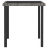 Grey and Black Outdoor Dining Set