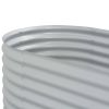 Garden Raised Bed – Galvanized Steel, Silver 94.5" x 31.5" x 31.9"