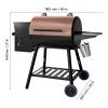 Wood Pellet Grill Smoker – 8‑in‑1 Electric Pellet BBQ, 456 sq. in Cooking Area