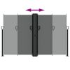 Retractable Side Awning – Anthracite 63" x 472.4"
