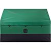 Waterproof PE Tarpaulin Deck Box with Galvanized Frame – 100 Gallon
