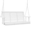 Wooden Porch Swing – 4.5 ft Fir Bench, 880 lb Capacity