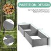 Over-Ground Wooden Raised Garden Bed – Tool-Free Assembly - 96" x 28"