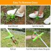 Stand‑Up Weed Puller Twister with 3 Claws & Foot Pedal – 38.98 in Handle