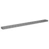 Large Durable Gabion Raised Bed – Silver Galvanized Steel