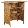 Garden Bar Set in Natural Solid Acacia Wood