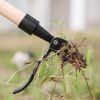 Manual Garden Weeder Rake with Foot Pedal & Claw Head