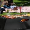 Foldable Portable Charcoal Grill – 17 x 10 in Cooking Area