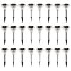 24-Pack Color-Changing Solar Pathway Lights – IP44