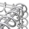 Large Durable Gabion Raised Bed – Silver Galvanized Steel