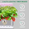 6-Pod Smart Hydroponic Herb Garden with Mini Aquarium Base