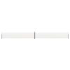 Patio Retractable Side Awning – Cream – 55.1" x 472.4"