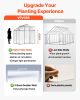 Polycarbonate Greenhouse Pavilion with Adjustable Vent Windows – 6 x 4 ft