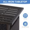 Outdoor Rattan Wicker Steel Side Deck Table