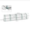 Portable Tunnel Greenhouse with 4 Zippered Doors – 13 x 3 x 2.5 ft