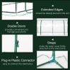 Portable Tunnel Greenhouse with 4 Zippered Doors & PVC Cover – 7 x 3 x 2.5 ft