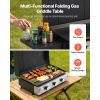 3‑Burner Propane Flat Top Griddle Grill with Cart, Lid & 33,000 BTU