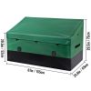 VEOVR Outdoor Storage Box with Galvanized Frame & Waterproof PE Tarpaulin – 150 Gallon