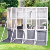 Wooden Lean‑To Greenhouse – Heavy‑Duty Walk‑In Hot House for Winter
